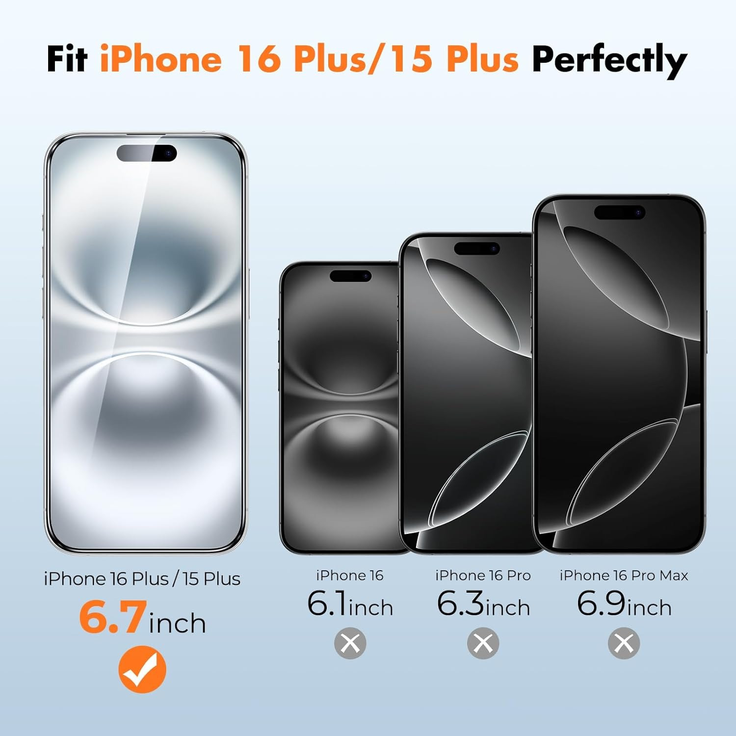 Apple iPhone 16 Tempered Glass Screen Protector: Full Coverage, Ultra-Clear, Anti-Scratch & Bubble-Free