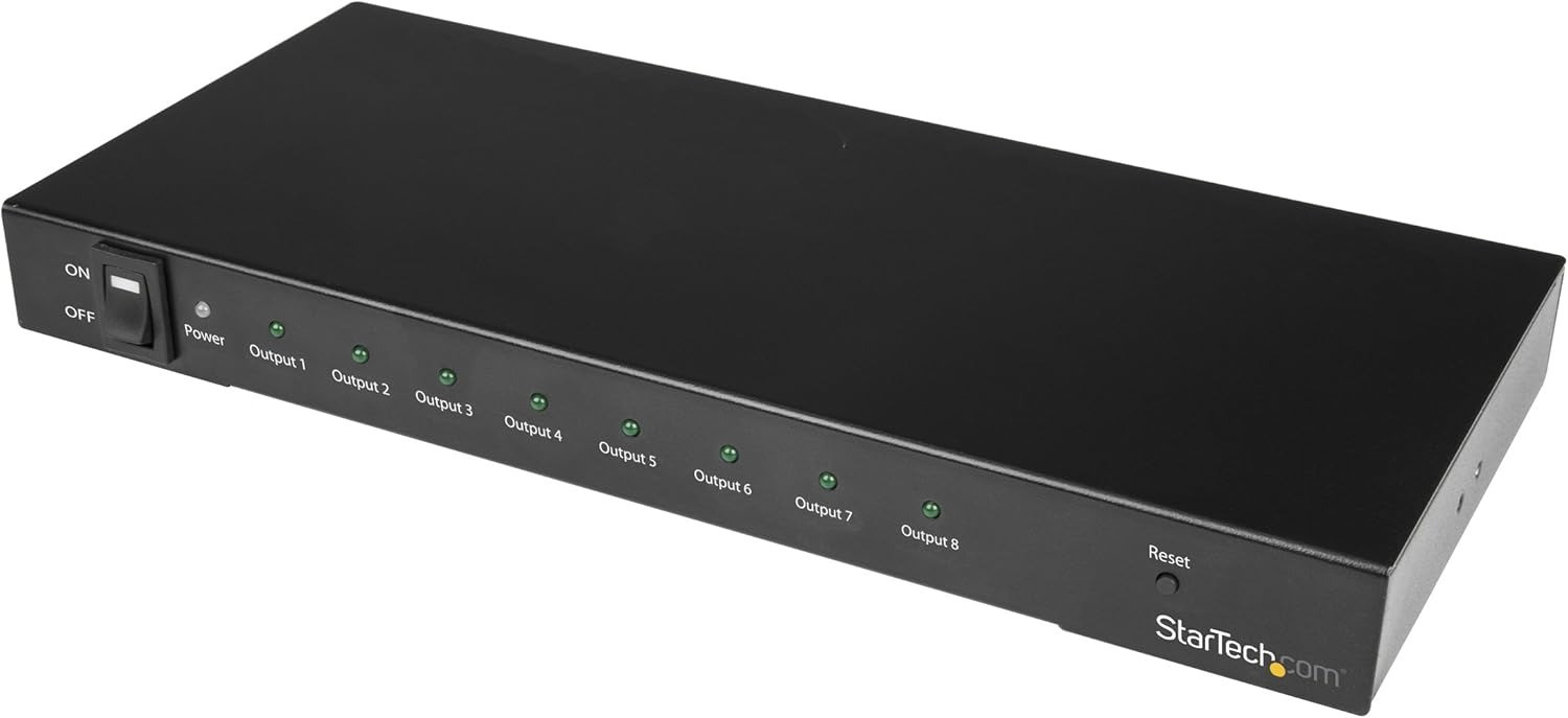 8 Port High Speed HDMI Video Splitter Audio Rack Mountable