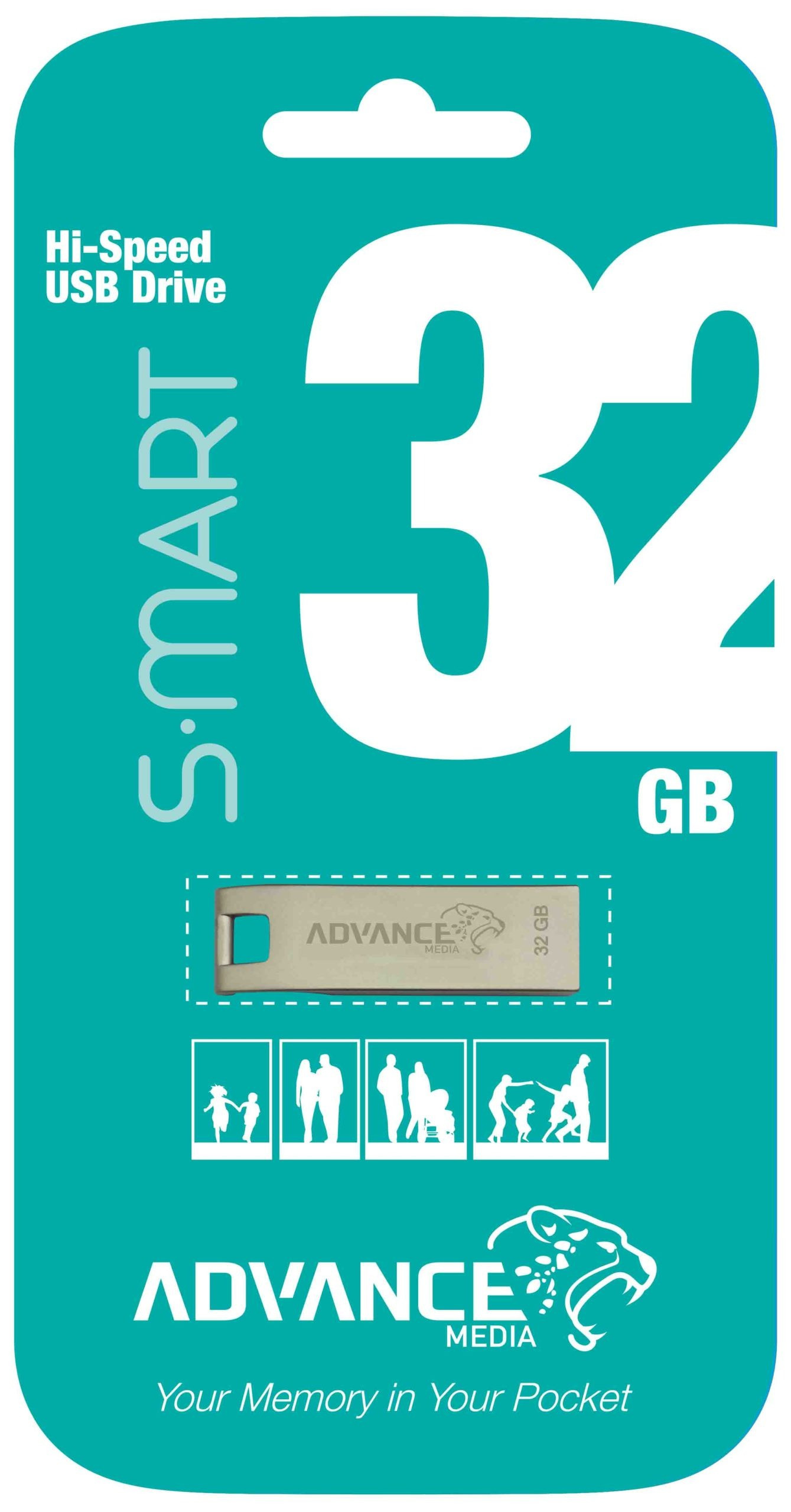 Advance 32 GB USB 2.0 Smart Hi-Speed Flash Drive