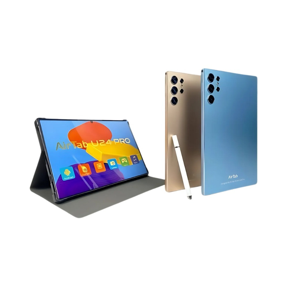 AirTab U15 Pro 5G Tablet 10.1" FHD Display Android 13 16GB RAM 1TB ROM 13MP + 30MP Camera Bluetooth Keyboard Stylus Pen 10000mAh Battery