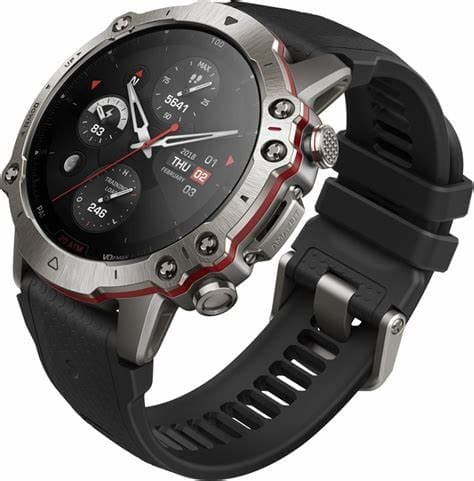Amazfit Falcon Smart Watch 49mm Titanium Body Dual Band GPS 6 Satellite Positioning 200m Water Resistance 14 Day Battery