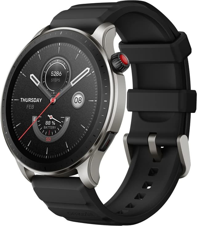 Amazfit GTR 4 Smart Watch 1.43 Inches AMOLED Display Dual Band GPS Bluetooth Calling Alexa Built in 14 Day Battery