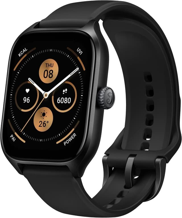 Amazfit GTS 4 Smart Watch (43mm) Alexa Built In Dual Band GPS Bluetooth Calls Text 8 Day Battery Life