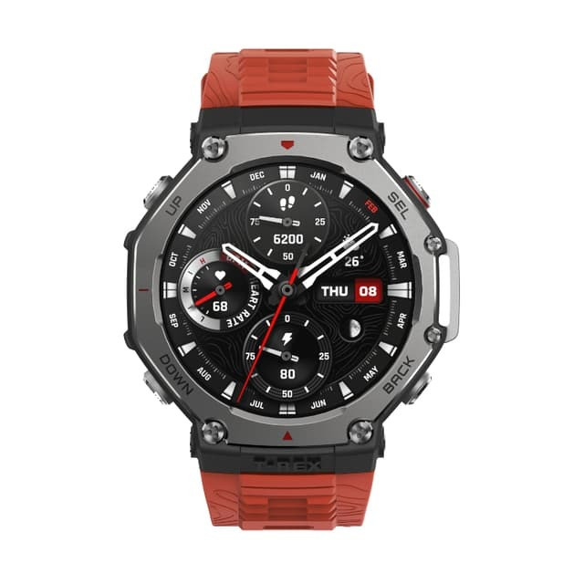 Amazfit T Rex Ultra Smart Watch 47mm 20 Day Battery Life Dual Band GPS 100m Water Resistant Mud Resistant