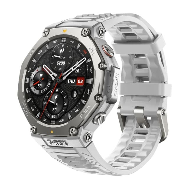 Amazfit T Rex Ultra Smart Watch 47mm 20 Day Battery Life Dual Band GPS 100m Water Resistant Mud Resistant