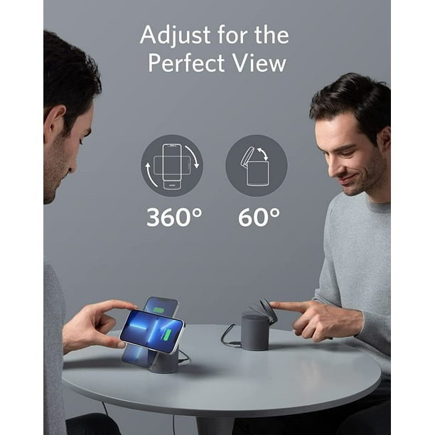 Anker 623 Magnetic Wireless Charger (MagGo): 2-in-1 Stand with 20W USB-C Charger & Cable