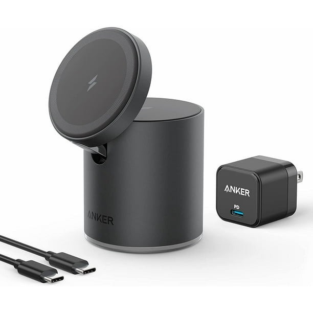Anker 623 Magnetic Wireless Charger (MagGo): 2-in-1 Stand with 20W USB-C Charger & Cable