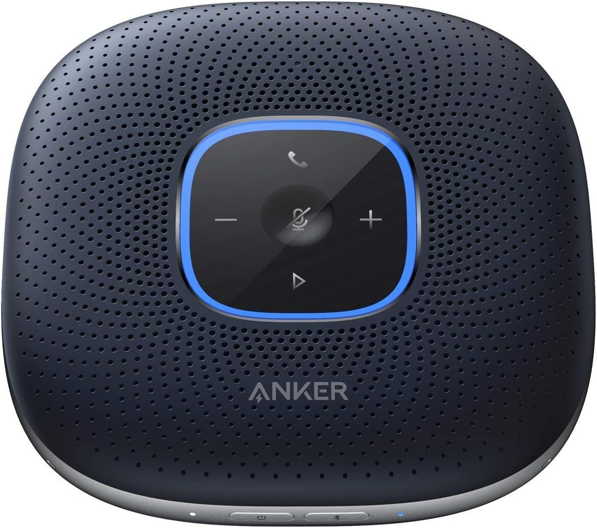 Anker PowerConf Conference Bundle Portable Bluetooth Speakerphone with Enhanced Voice Pickup