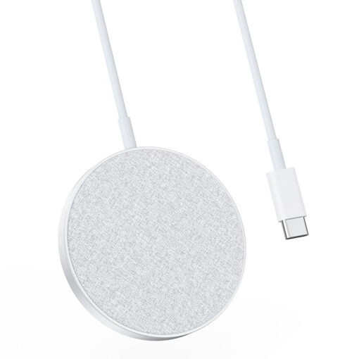 Anker PowerWave Select+ Magnetic Charging Pad: 7.5W Wireless Charger for iPhone, Built-in Cable - Image 2
