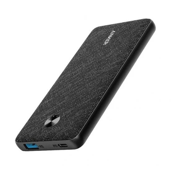 Anker Super Slim Power Bank: 10000mAh, 20W Fast Charging with PowerIQ Technology