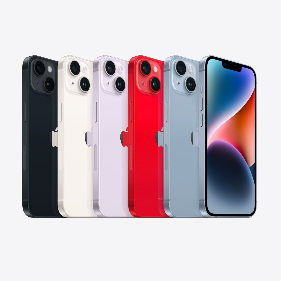 Apple iPhone 14 6GB 128GB with 6.1 Inch Super Retina XDR OLED Display A15 Bionic Chip & Dual 12MP Camera(Brand New)