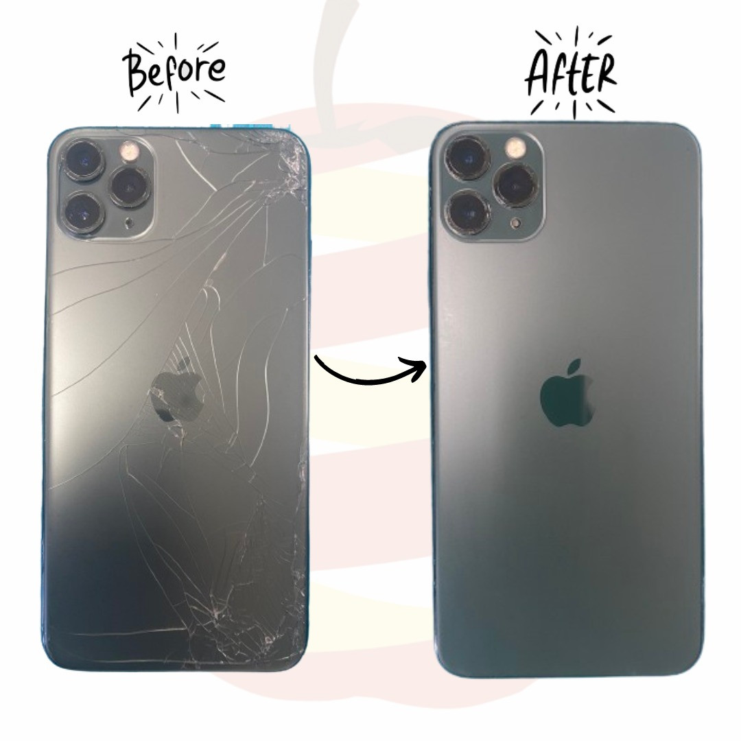 Apple iPhone 11 Pro Max Glass Back Case Replacement