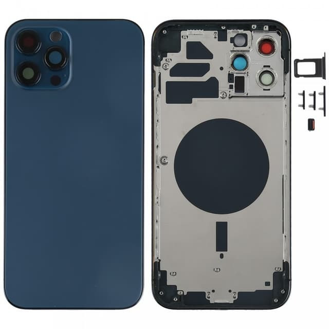 Apple iPhone 12 Pro Rear Housing: Back Casing Replacement with Camera Frame