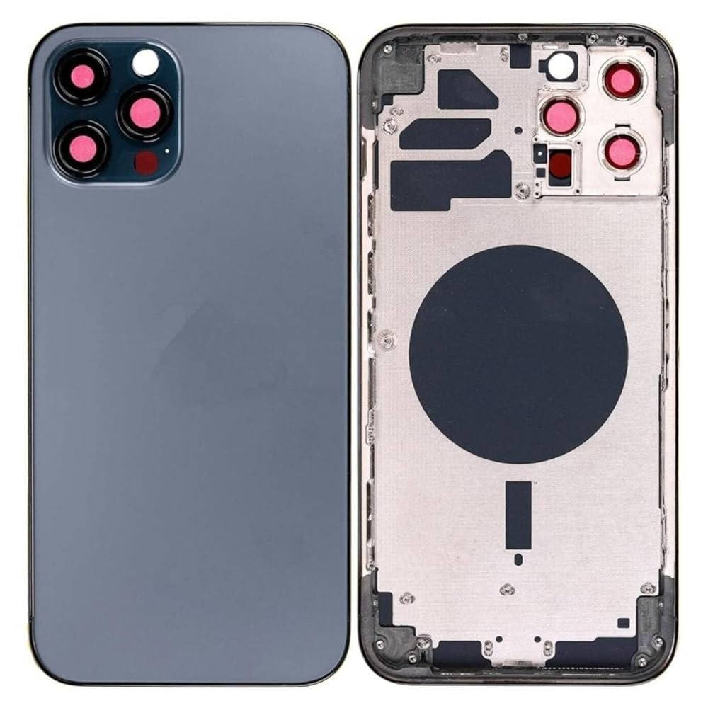 Apple iPhone 12 Pro Rear Housing: Back Casing Replacement with Camera Frame - Image 2
