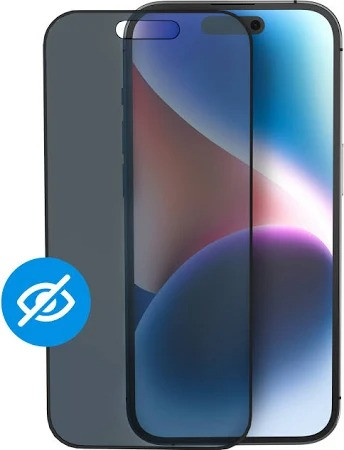 Apple iPhone 15 Privacy Screen Protector Anti Spy Tempered Glass Edge to Edge Bubble-Free Installation