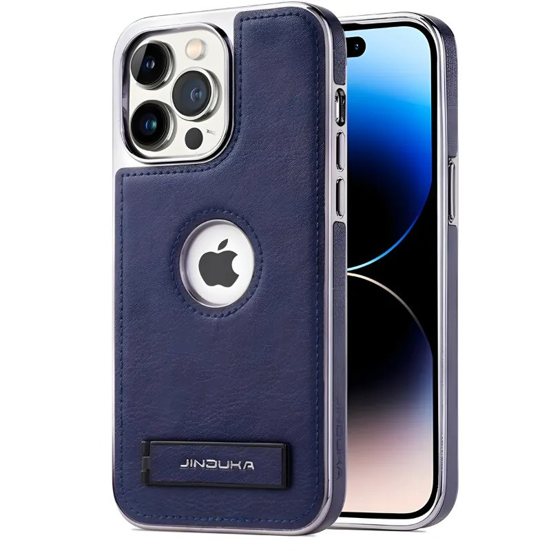 Apple iPhone 16 Pro Jinduka Leather Case: Premium Genuine Leather, Slim Fit, Stylish Protection - Image 2