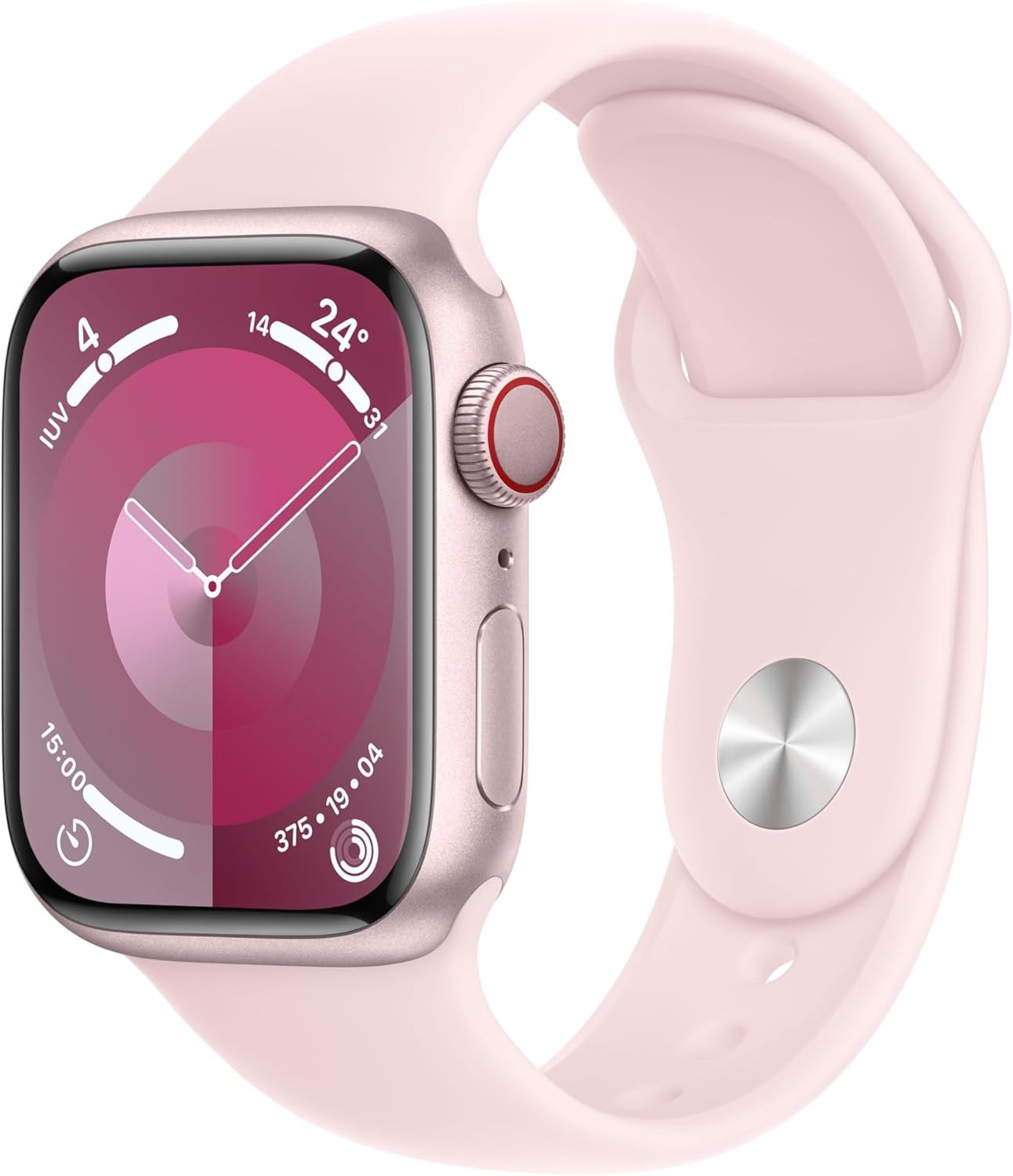 Apple Watch Series 9 41mm GPS + Cellular Smartwatch: Blood Oxygen, ECG, Heart Rate Tracking & Always-On Retina Display