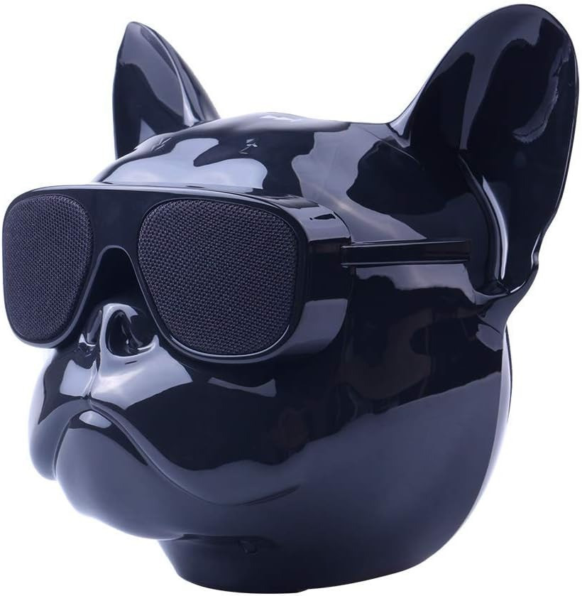 Bulldog Portable Bluetooth 5.0 Speaker 10W Output Speakers Stereo Custom Cool Artistic Wireless Speaker- Large