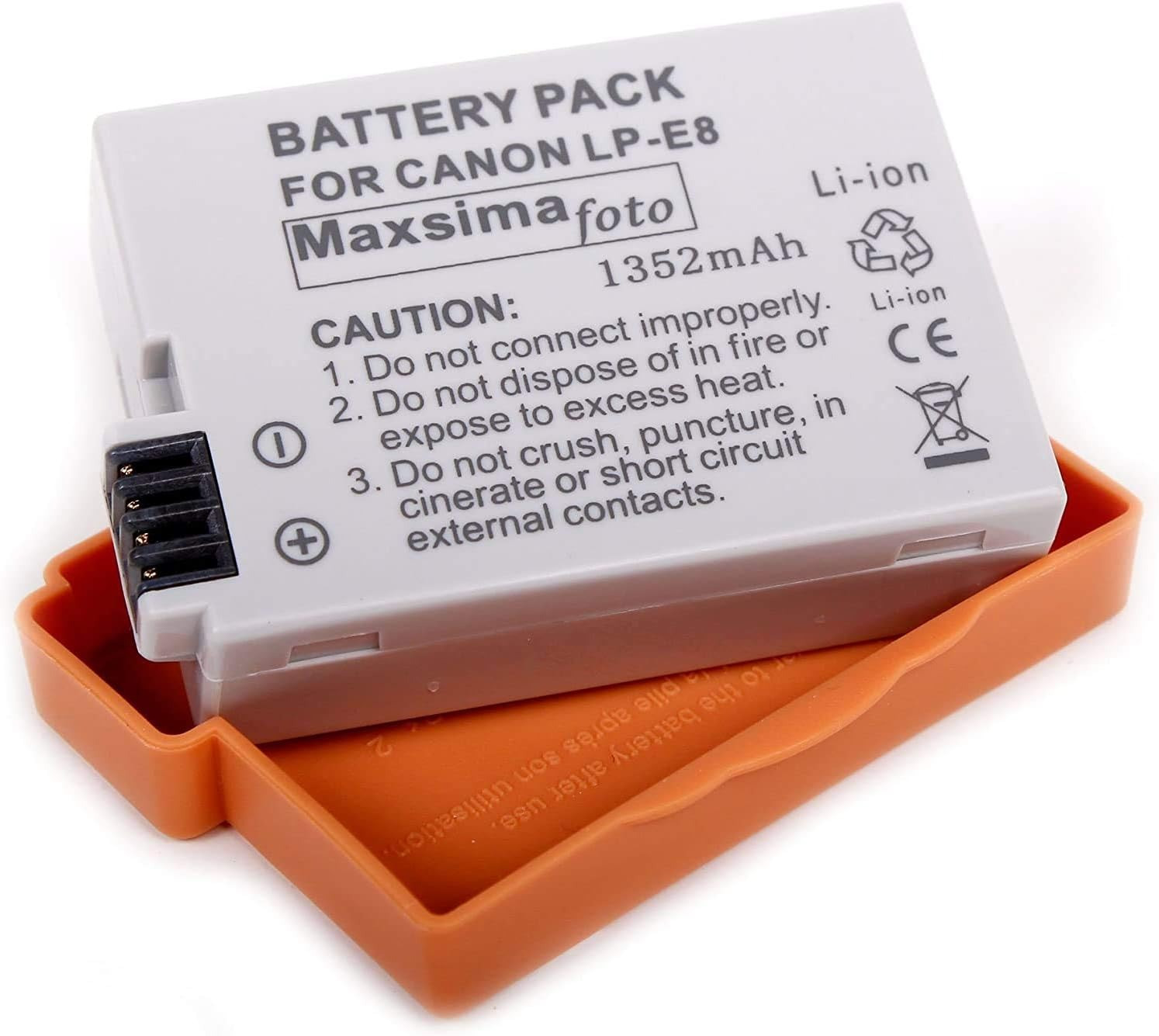 Canon 1352mAh Canon Battery Replacement Pack LP-E8 for Canon EOS 700D 650D 600D