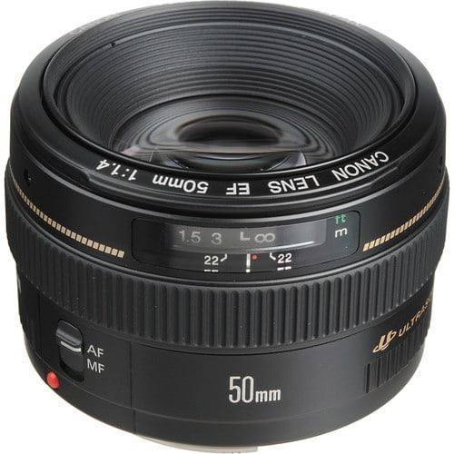 Canon EF 50mm f/1.4 USM Standard & Medium Telephoto Lens for Canon SLR Cameras - Image 1