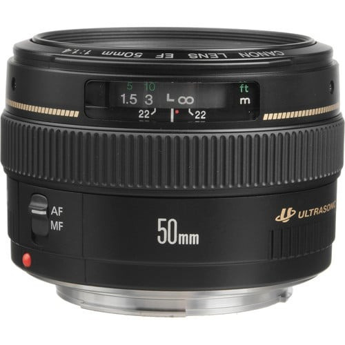 Canon EF 50mm f/1.4 USM Standard & Medium Telephoto Lens for Canon SLR Cameras - Image 2