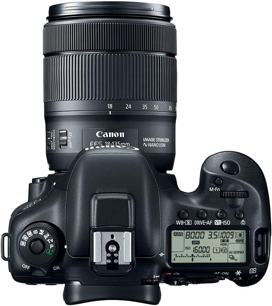 Canon EOS 7D Mark II DSLR 20.2MP 10fps 18-135mm Camera with Lens W-E1 Wi-Fi Adapter
