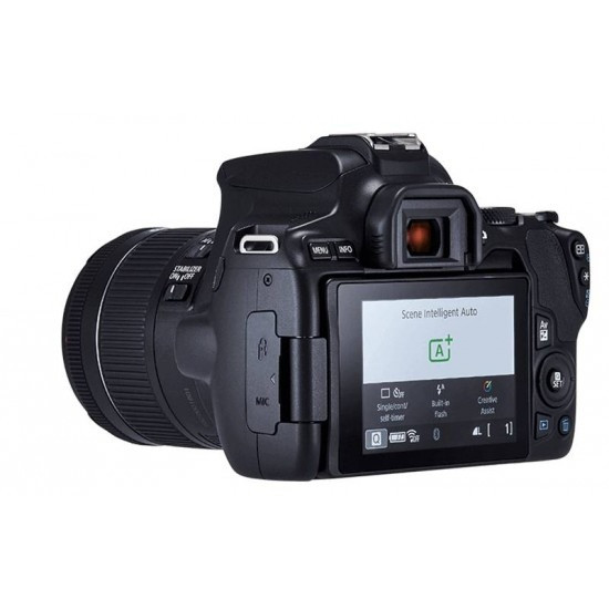 Canon EOS 250D DSLR Camera with EF-S 18-55 mm f/3.5-5.6 III Wi-Fi Bluetooth 4K Movies