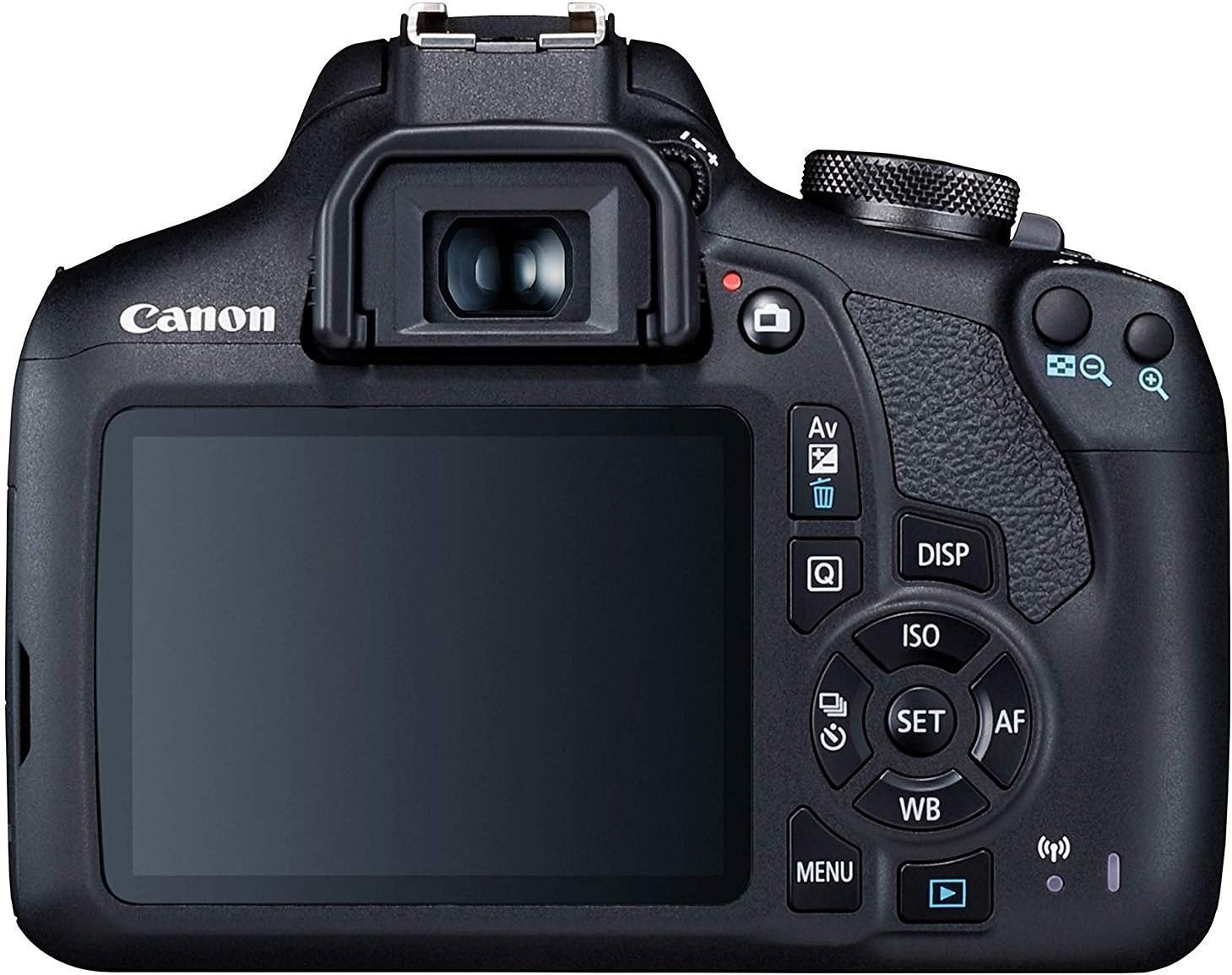 Canon EOS 2000D DSLR 24.1MP Camera with EF-S 18-55mm f/3.5-5.6 IS III Lens Camera cover R-F-3 Camera strap EW-400D LP-E10 Scene Intelligent Auto﻿ 3.0