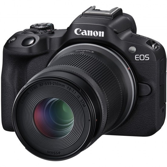 Canon EOS R50 Dual Lens Mirrorless Camera with 18-45mm and 55-210mm Lenses