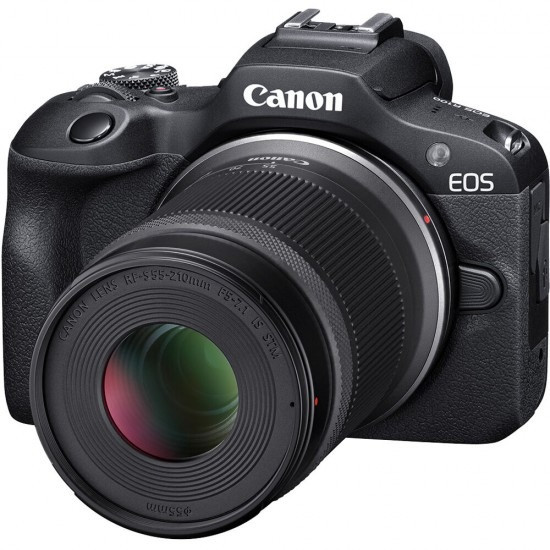 Canon EOS R100 Mirrorless Camera with 18-45mm Lens and 55-210mm Lenses Kit