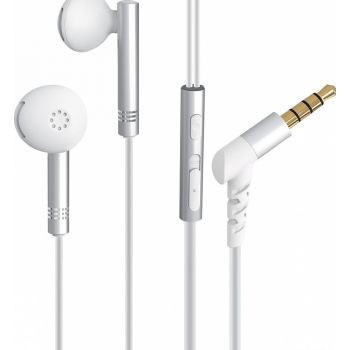 Crown Micro Wired Stereo Earphones - White CME-253