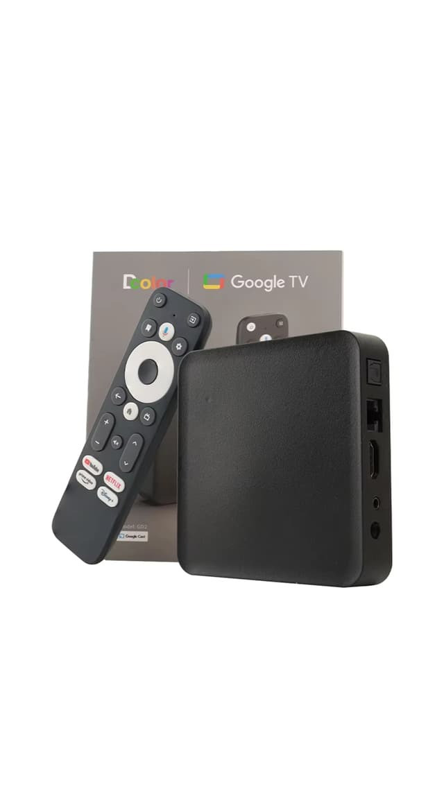 DCOLOR GD2 Google certified GTV TV Box 4K Android 12 Dual Band WiFi TV Smart TV Box