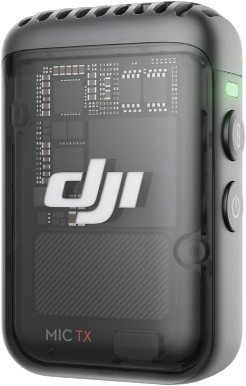 DJI Mic 2 Compact Digital Wireless Dual Microphone System Kit Recorder for Camera and Smartphone with Charging Case