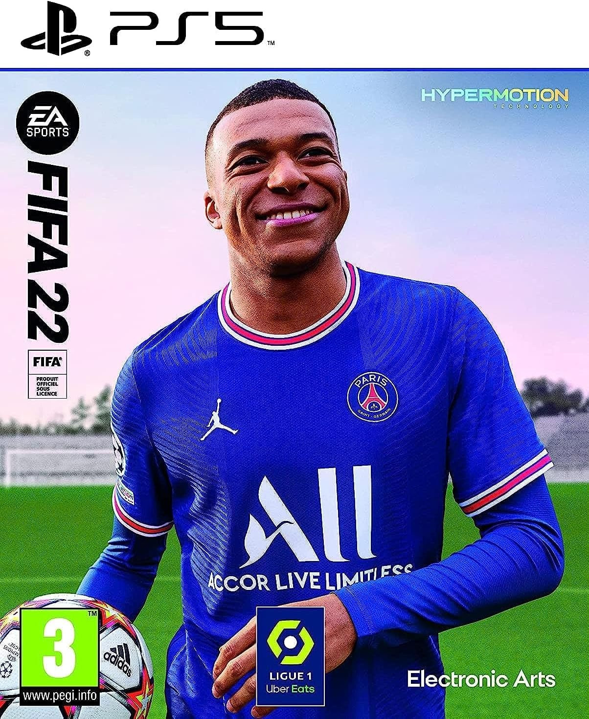 Electronic Arts FIFA 22 PS5 EA Sports Play Station Game HyperMotion Gameplay Technology Advanced 11v11 Match Capture FIFA Ultimate Teams Pro Clubs