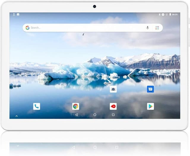 Euron 10.1 Inch 3G Phablet Android 8.1 Tablets 2GB+32GB GMS Certified Dual SIM Card Slot Cameras WiFi Bluetooth - Silver