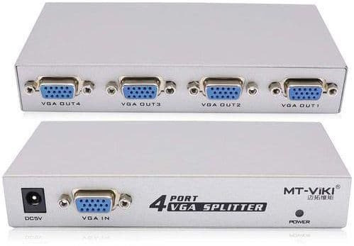 Generic 150 MHz 4-Port VGA Splitter White