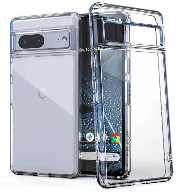 Google Pixel 7 Clear Case: Transparent, Slim Fit, Shockproof Protection