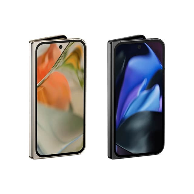 Google Pixel 9 Pro Fold 5G 512GB ROM 16GB RAM 8.0" Foldable LTPO OLED Display 6.3" Cover OLED Display 48MP + 10.8MP + 10.5MP Main Camera 10MP Selfie Camera And 10MP Cover Camera Android 14 Fingerprint (Side-mounted) 4650mAh Battery