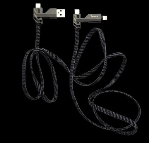 Great Wall JT250 4-in-1 Data Cable: 1.5M Multi-Connector, Universal Charging & Sync
