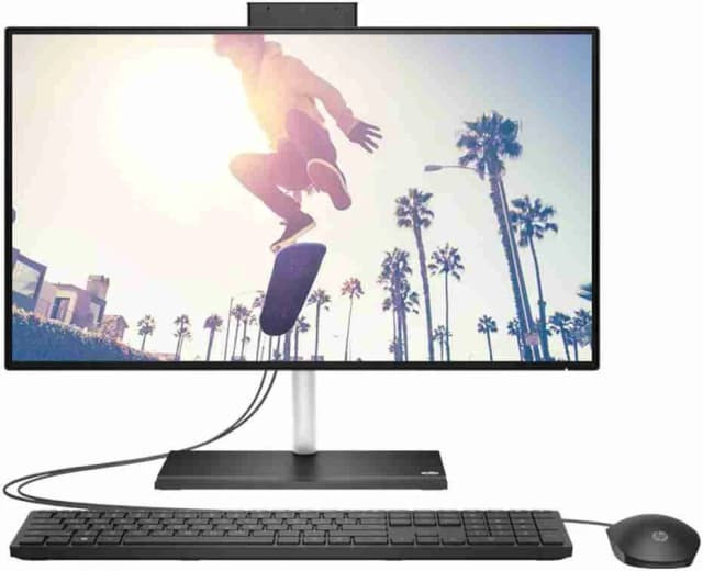 Hp All in one 24-cr0307nh 13th Gen Intel Core i5-1335U 8GB RAM 512GB SSD 23.8" Non-Touch FHD Display HP TrueVision 720p Tilt Camera Integrated Dual Array Microphones 1 Year Manufacturer Warranty - Image 5