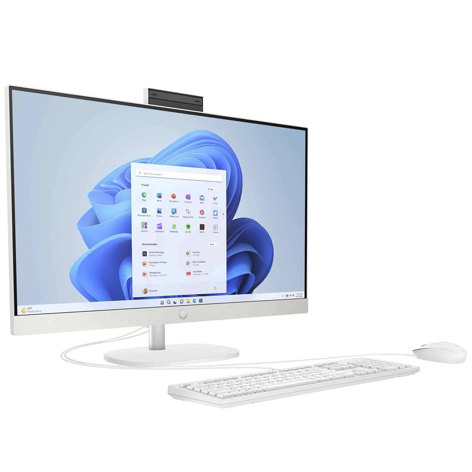 Hp All in one 24-cr0307nh 13th Gen Intel Core i5-1335U 8GB RAM 512GB SSD 23.8" Non-Touch FHD Display HP TrueVision 720p Tilt Camera Integrated Dual Array Microphones 1 Year Manufacturer Warranty - Image 14