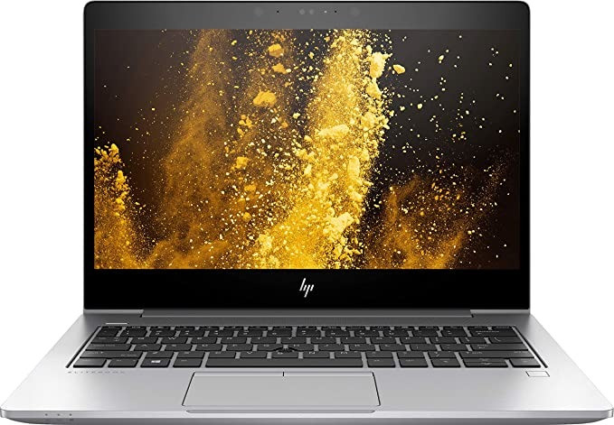 HP Elitebook 830 G5 8th Gen Intel Core i5-8350U @1.70GHz 8GB RAM 256GB SSD 13.3" Display AZERTY Backlit Keyboard Free Dos Wi-Fi Fingerprint Scanner Spill Resistant Keyboard Ex UK 6 Months Warranty