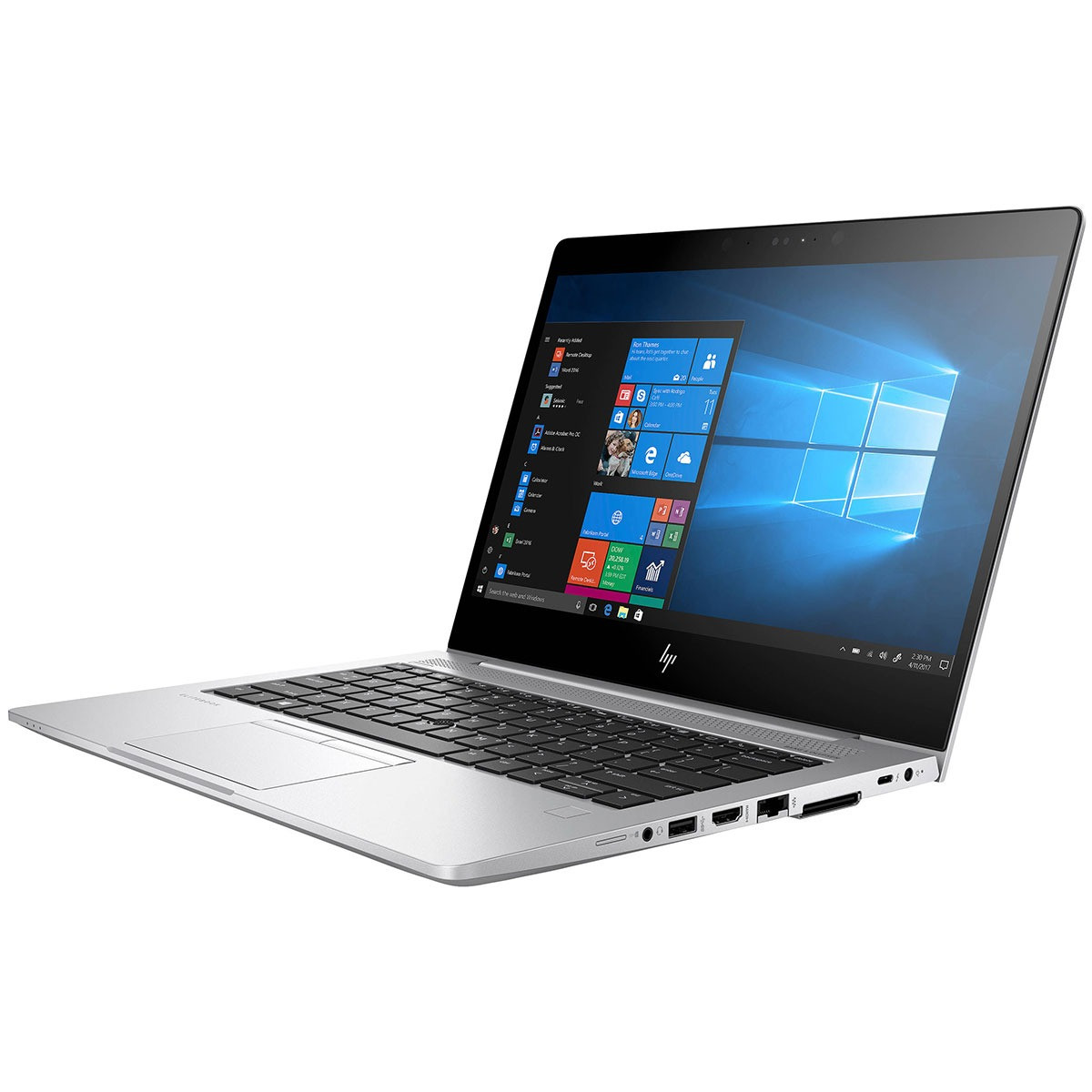 HP Elitebook 830 G5 8th Gen Intel Core i5-8350U @1.70GHz 8GB RAM 256GB SSD 13.3" Display AZERTY Backlit Keyboard Free Dos Wi-Fi Fingerprint Scanner Spill Resistant Keyboard Ex UK 6 Months Warranty