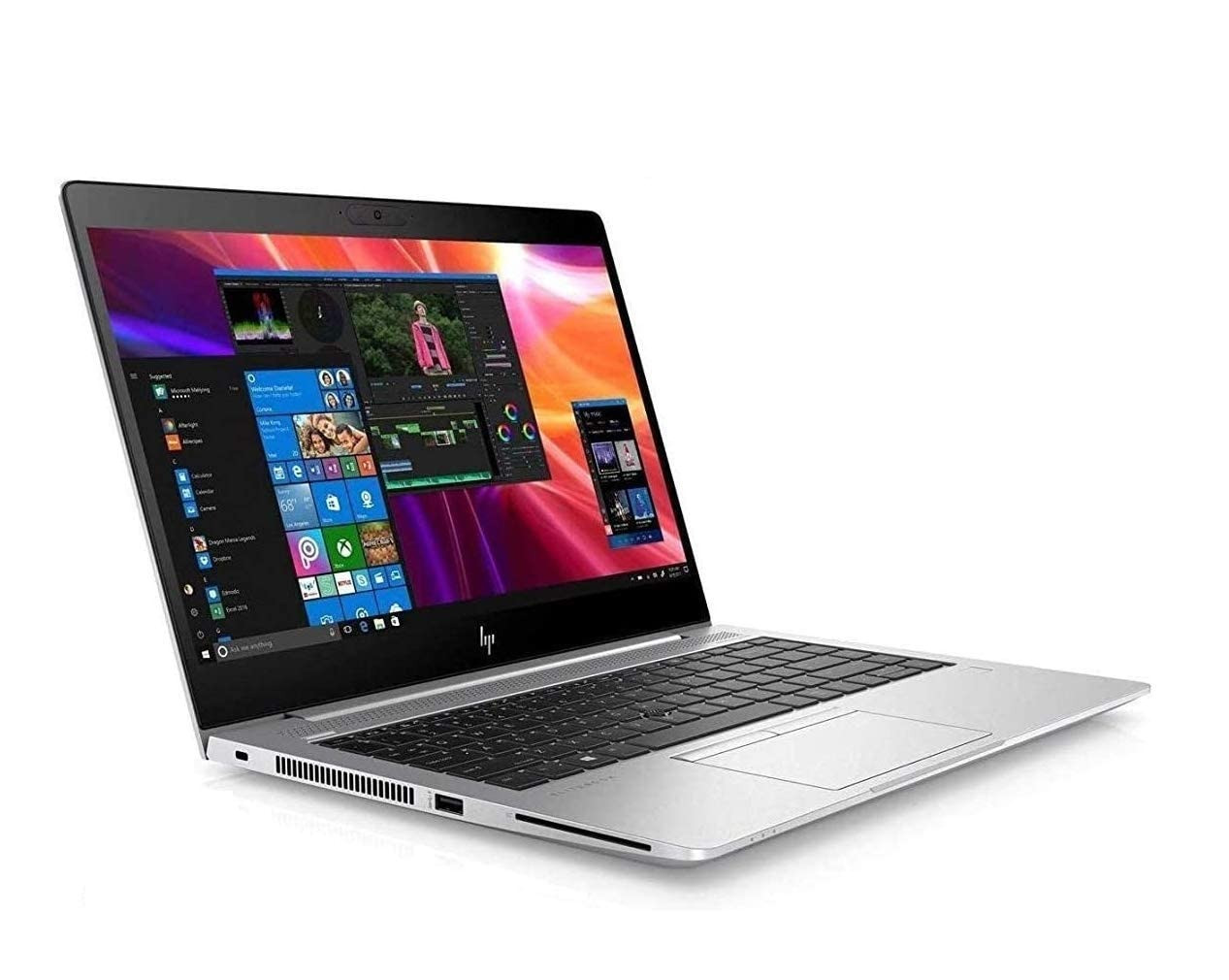 HP Elitebook 830 G5 8th Gen Intel Core i5-8350U @1.70GHz 8GB RAM 256GB SSD 13.3" Display AZERTY Backlit Keyboard Free Dos Wi-Fi Fingerprint Scanner Spill Resistant Keyboard Ex UK 6 Months Warranty