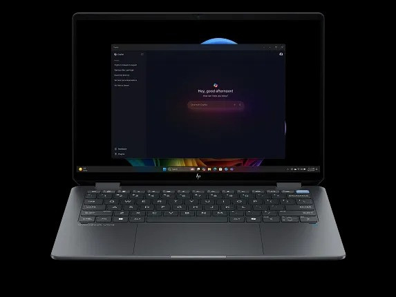 HP OmniBook X 14-fh0002nia 2-in-1 Laptop: Intel Core Ultra 7-256V, 16GB RAM, 512GB SSD, 14 Inch 3K OLED Touchscreen, Intel Arc Graphics, Fingerprint Reader, Backlit Keyboard, Windows 11 (1-Year Warranty)