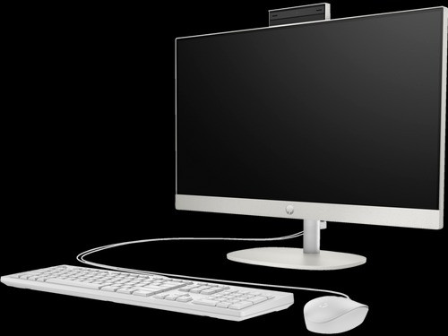 HP ProOne 240 G10 All-in-One Desktop PC Intel Core i5-1335U 8GB DDR4 3200SDRAM 512GB PCIe NVMe M.2 SSD FreeDOS 23.8" FHD Display No ODD Bluetooth 5.3 Wireless Card 5MP Camera with Integrated Dual Array Digital Microphones HP 125 Wired Keyboard and Mouse - Image 3
