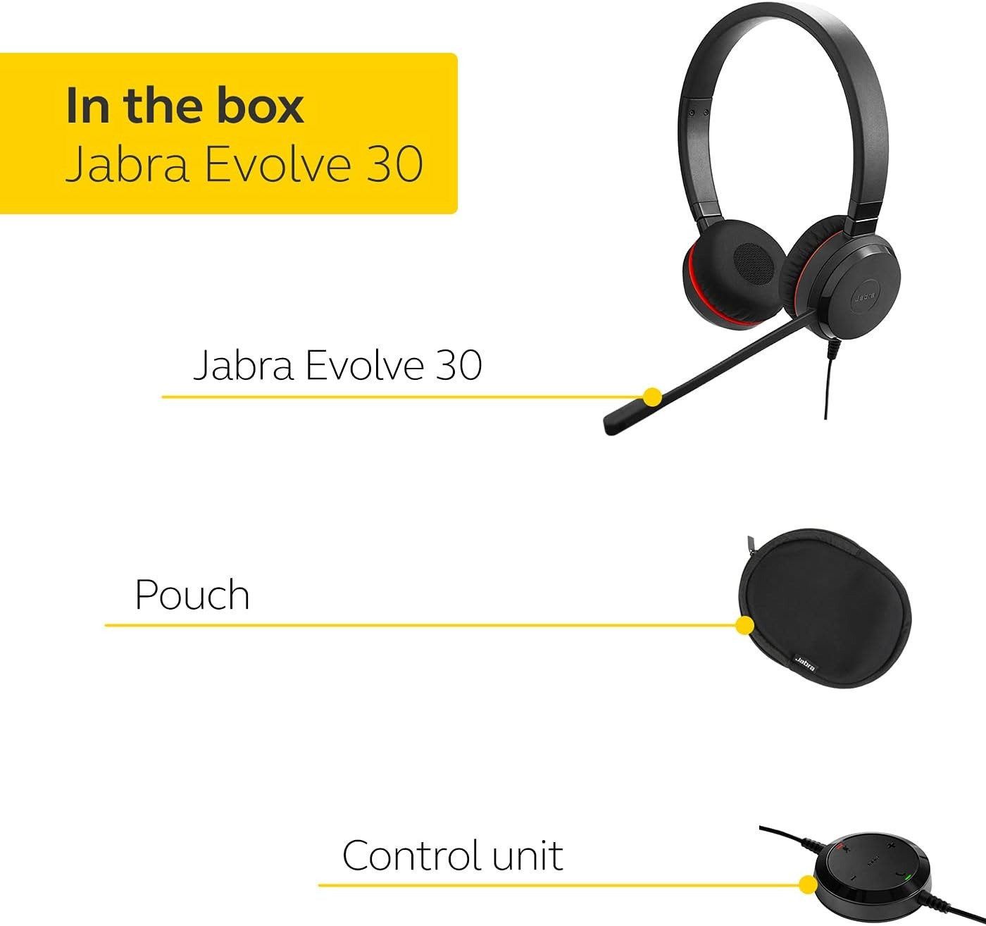 Jabra Evolve 30 II MS USB-A Headset Stereo