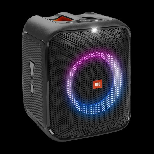 JBL Partybox Encore Essential 100W Sound Built-in Dynamic Light Show Splash Proof Design 6 Hours Music Playtime (No Mic)
