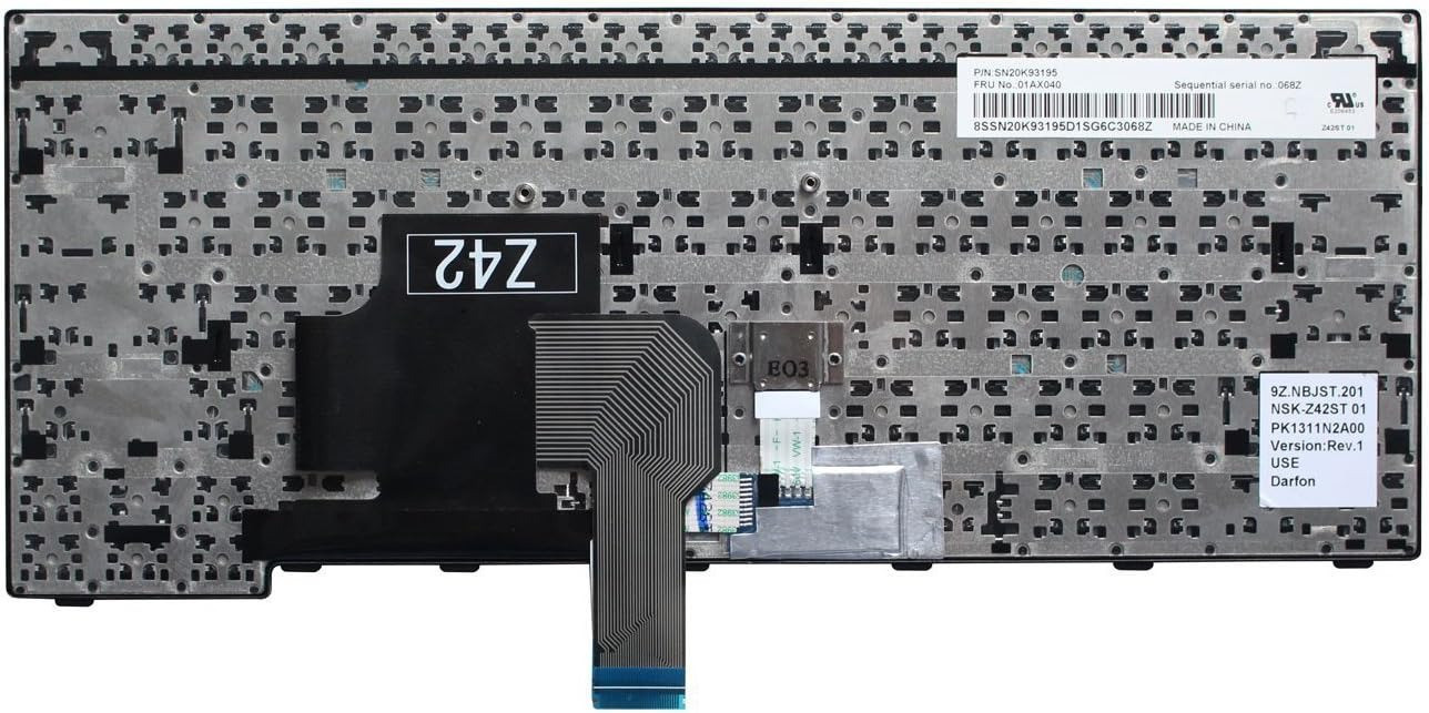 Lenovo IBM ThinkPad E470 E475 US Keyboard Replacement Original - Image 2