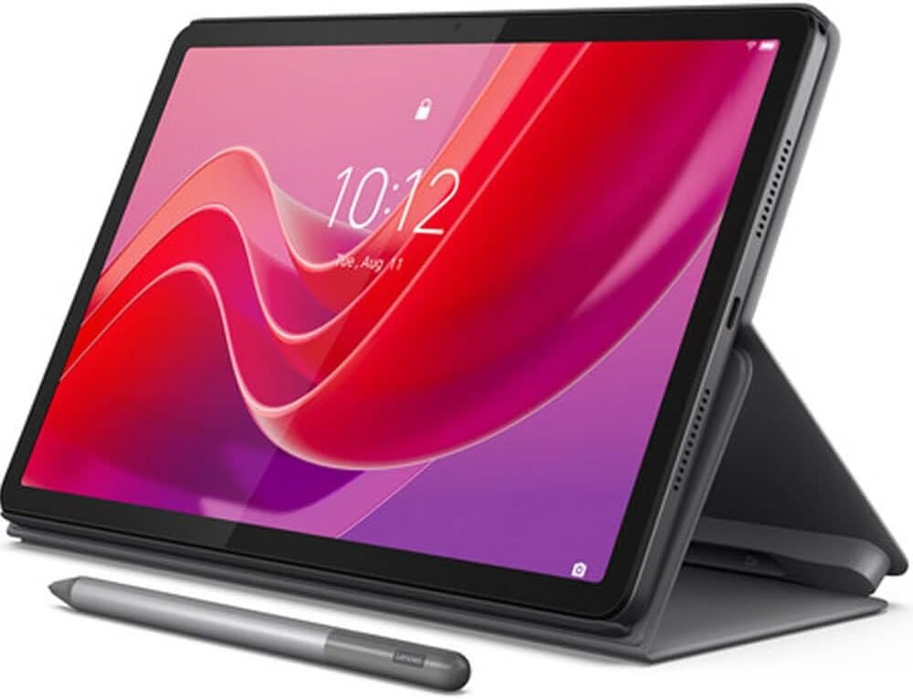 Lenovo Tab K11 128GB ROM 8GB RAM 10.95" LCD Display MediaTek G88 Octa Core Processor 7040 mAh Li-Po Battery with Tab Pen and Folio Case